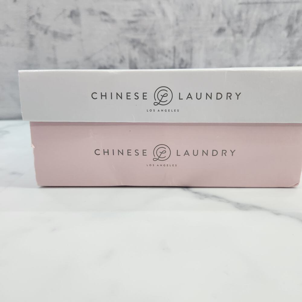 NIB Chinese Laundry Z-Celly Nubuck Beige Round Toe Platform Zip up 7.5 US 38 EU - Picture 15 of 15